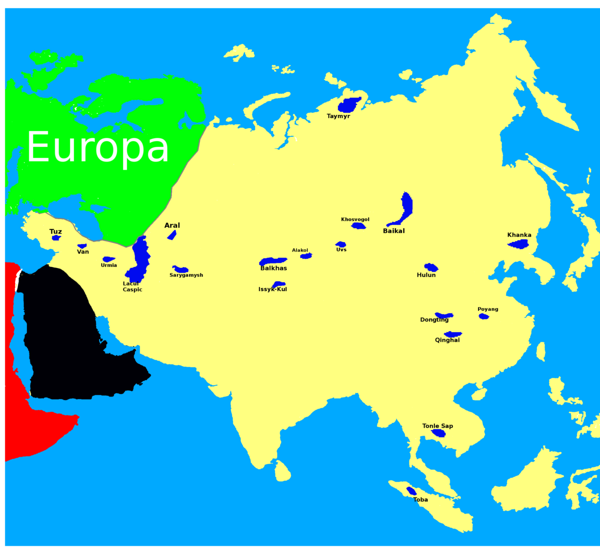 Asia geografie fizica joc